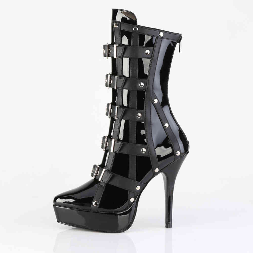 Devious - INDULGE1038 Bottes de plateforme - Noir Product image